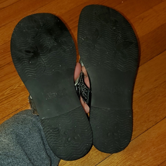 Alegria Black Studded Sandal sz. 38 (8) - Picture 5 of 8